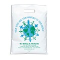 Medical Arts Press® Eye Care Personalized Jumbo 2-Color Supply Bags; 12 x 16, Eyes are windows/worl