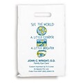 Medical Arts Press® Eye Care Personalized Large 2-Color Supply Bags; See World Clearer