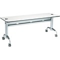 Bretford Here™ Series Training Tables; Rectangular, 72Wx24D, Grey