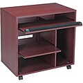 Safco® Ready-to-Use Computer Workstations; Mahogany