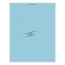 Medical Arts Press® Continuation Notes, Blue, No Punch