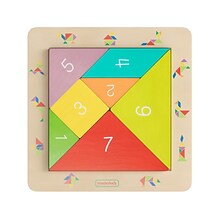 Flash Furniture Bright Beginnings Tangram Shape Learning Board (MK-MK00538-GG)