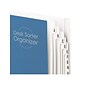 Smead Desk File/Sorter, Alphabetic (A-Z), 20 Dividers, Letter Size, Blue (89282)