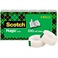 Scotch Magic Invisible Tape Refill, 3/4" x 27.77 yds., 6/Pack (810K6)