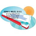 Medical Arts Press® Dental Die-Cut Magnets; Paste/Brush