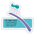 Medical Arts Press® Dental Die-Cut Magnets; Toothbrush