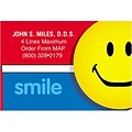Medical Arts Press® 2x3 Full-Color Dental Magnets; Smile - Smiley Face