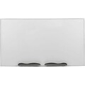 Best-Rite Ultra Trim Dry Erase Porcelain Whiteboard, Aluminum Frame, 6W x 4H