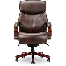 La-Z-Boy Bradley Bonded Leather Executive Chair, Roasted Chestnut (44762)