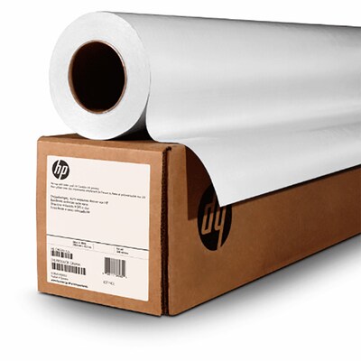 HP Universal Wide Format Everyday Adhesive Polypropylene Paper, 24" x 75', Matte Finish, 2/Pack (C0F18A)