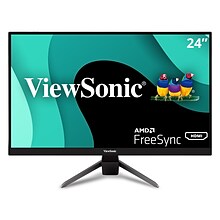 ViewSonic 24 75 Hz LED Gaming Monitor, Black (VX2467-MHD)