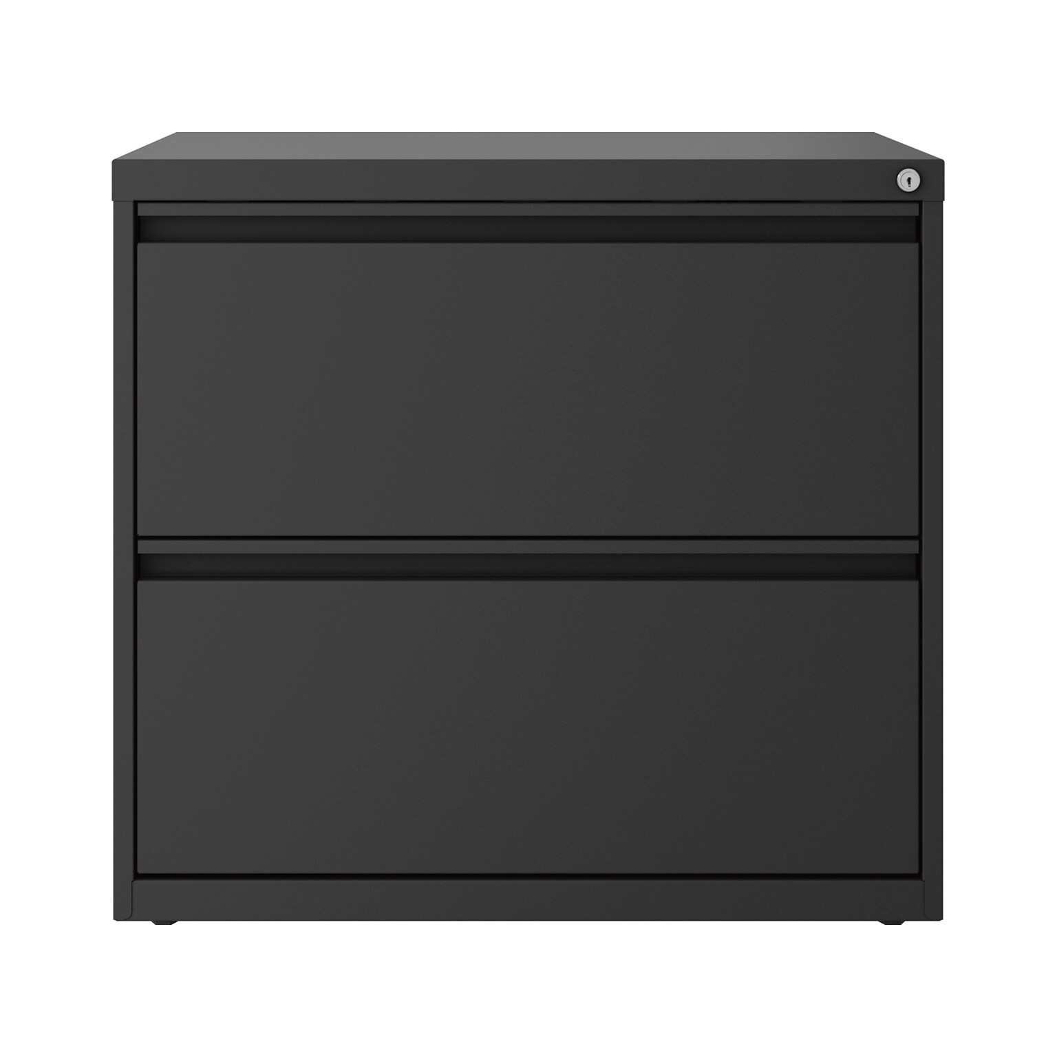 Hirsh Lateral 101 2-Drawer Lateral File Cabinet, Letter/Legal Size, Lockable, 27.75H x 30W x 17.63D, Charcoal (24084)