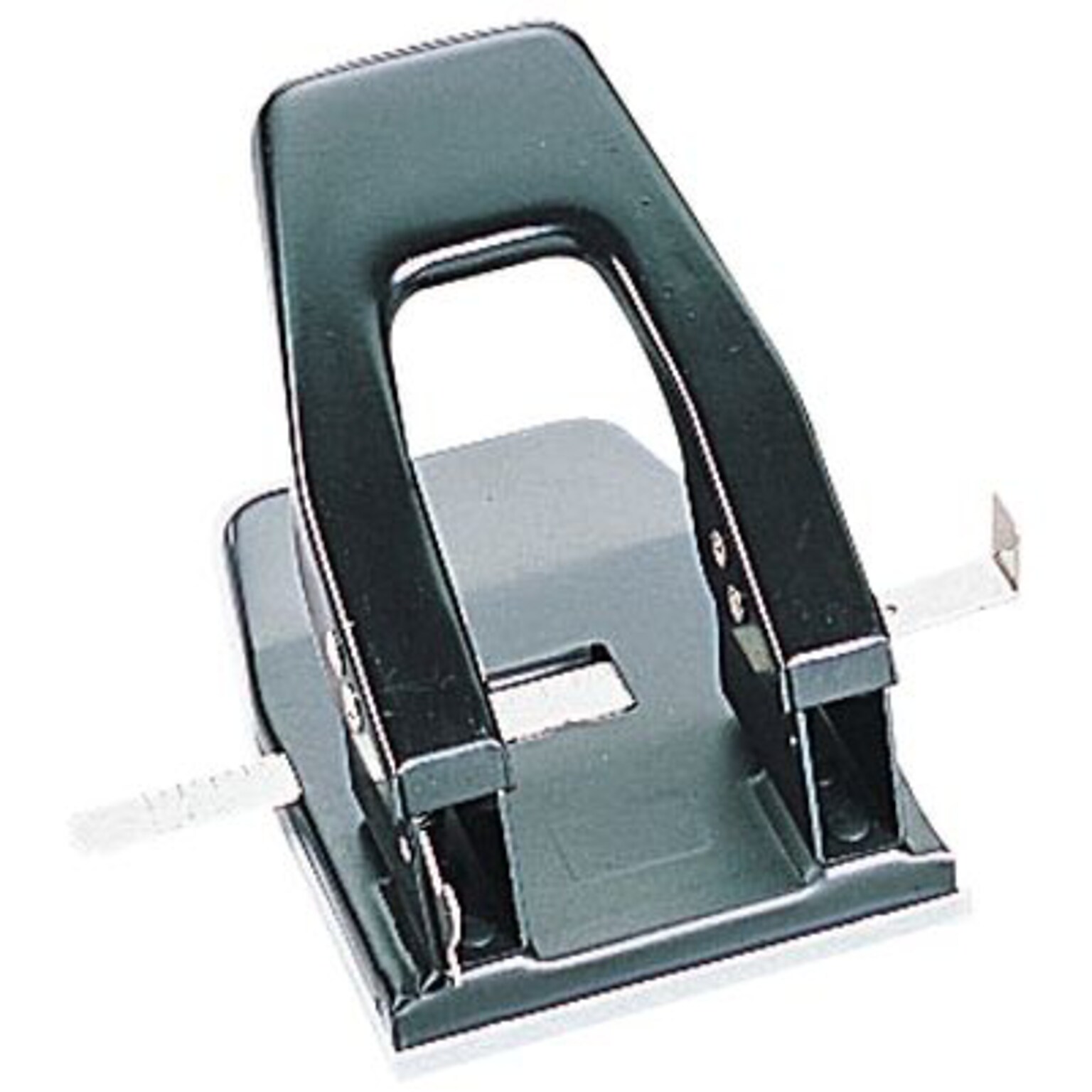 Quill Brand® 2-Hole Punch, 12 Sheet Capacity, Black (10354-QCC)