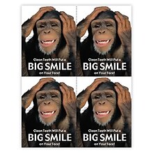 Medical Arts Press® Dental Postcards; for Laser Printer; Clean Teeth Big Smile, 100/Pk