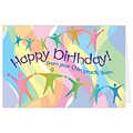 Medical Arts Press® Chiropractic Birthday Cards; Happy Birthday from Chiropractic Team, Blank Inside