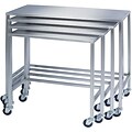 Stainless Steel Nesting Work Tables; Set of All 6