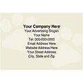 Full-Color Advertising Labels; Paw Print, 2x3
