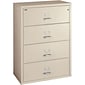 Quill Brand® 4-Drawer Fireproof Lateral File, Sand, 44"W  (Q444LATSA)