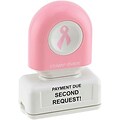 Stamp-Ever® Pre-Inked Breast Cancer Awareness Stamp; 3/4x1-3/4, Up to 5 Lines