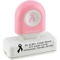 Stamp-Ever® Pre-Inked Breast Cancer Awareness Stamp; 1x2-1/2, Up to 7 Lines