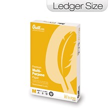 Quill Brand® Premium Multi-Purpose Paper, 11 x 17, Ledger Size