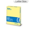 Quill Brand® 30% Recycled Colored Multipurpose Paper, 20 lbs., 8.5 x 11, Canary Yellow, 500 sheets
