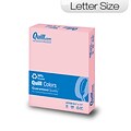Quill Brand® 30% Recycled Colored Multipurpose Paper, 20 lbs., 8.5 x 11, Pink, 500 sheets/Ream
