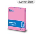Quill Brand® Brights Multipurpose Paper, 20 lbs., 8.5 x 11, Pink, 500 Sheets/Ream (722421)
