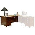 Martin Furniture Tribeca Loft Collection in Cherry Finish; Left Pedestal Executive Desk