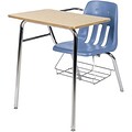 Virco® Tablet-Arm Chair Desk; Blueberry