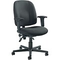 Global® Ergonomic Task Chair with Arms; Black