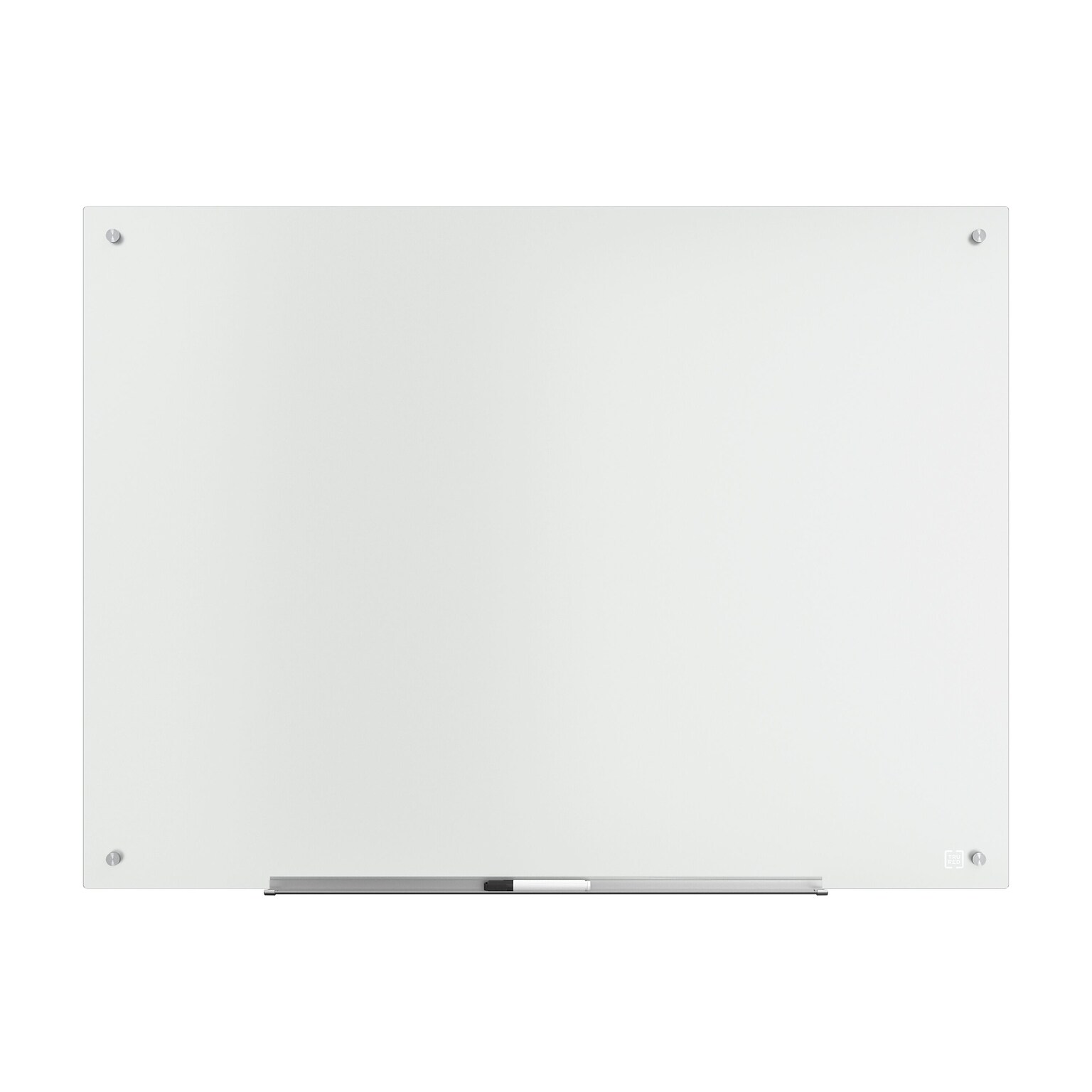 TRU RED™ Tempered Glass Dry Erase Board, Frosted, 4 x 3 (TR61199)