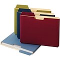 Quill Brand® 3 Tab File Folder Pockets, 3/4 Expansion, Letter Size, Assorted, 25/Pack (7153L25AD)