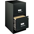 OfficeDesigns® 18 Deep 2-Drawer Ultra File; Black
