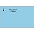 #6 3/4 Economy Envelopes without Window; 1-Color Printing, Blue