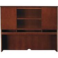 Mayline® Sorrento Collection in Bourbon Cherry; Hutch with Wood Doors