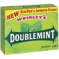 Wrigleys Slim Pack™ Doublemint® Gum; 15 Sticks/PK, 10 Packs/BX