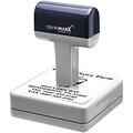 Rubber Message Stamp; 2-1/4x2-1/4, Up to 13 Lines