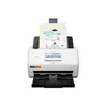 Epson RapidReceipt RR-600W Wireless Duplex Receipt Scanner, White/Black (B11B258202)