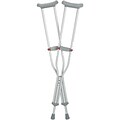 Medline Red Dot Adjustable Crutches; Youth