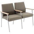 Lesro Mystic Reception Collection in Standard Fabric; 2-Seat with Center Arm