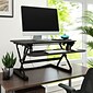 Union & Scale™ FlexFit™ 35" Manual Adjustable Desk Converter, Black (UN50710-CC)