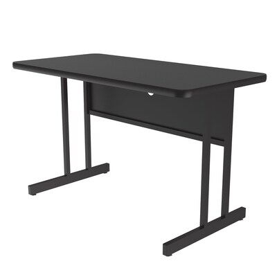 Correll Training Room Table, 48x24, Black Granite (WS2448TF-07)