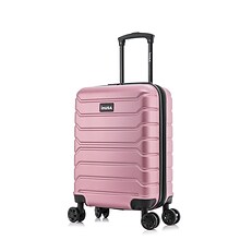 InUSA Trend Plastic Carry-On Luggage, Rose Gold (IUTRE00S-ROS)
