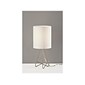 Simplee Adesso Nell Table Lamp, Brushed Steel (SL4923-22)