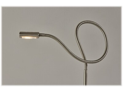 Adesso Eternity LED Desk Lamp, 37.5", Brushed Steel (5027-22)
