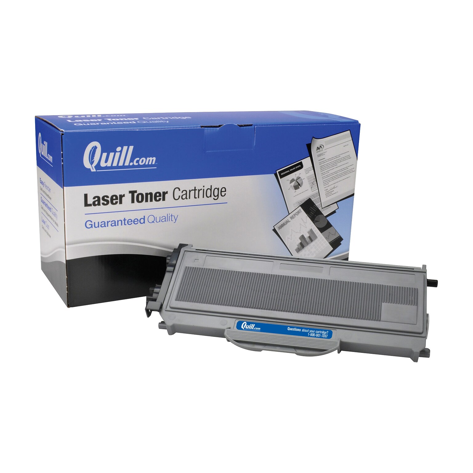 Quill Brand® Remanufactured Black High Yield Laser Toner Cartridge Replacement for Brother TN360 (TN360) (Lifetime Warranty)