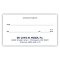 Custom Full Color Appointment Cards, ENVIRONMENT® Smooth Moonrock 80#, Flat Print, 2-Sided, 250/Pk