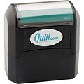 Quill Brand® Pre-Inked Eco-Friendly Stamp; 1/2x1-3/4, Up to 4 Lines
