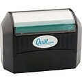 Quill Brand® Pre-Inked Eco-Friendly Stamp; 1-7/16x3-1/8, Up to 10 Lines